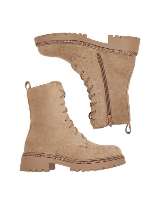 DeeZee DeeZee Schnürschuhe 8665 Beige