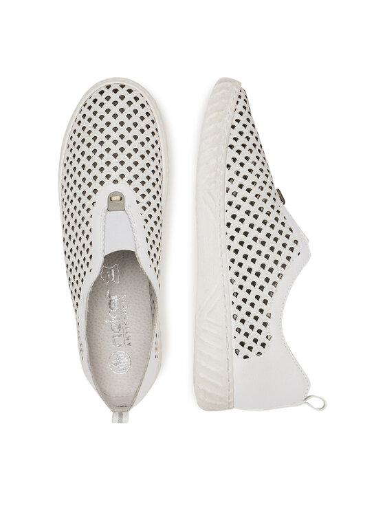 Rieker Rieker Halbschuhe N0965-80 Weiß
