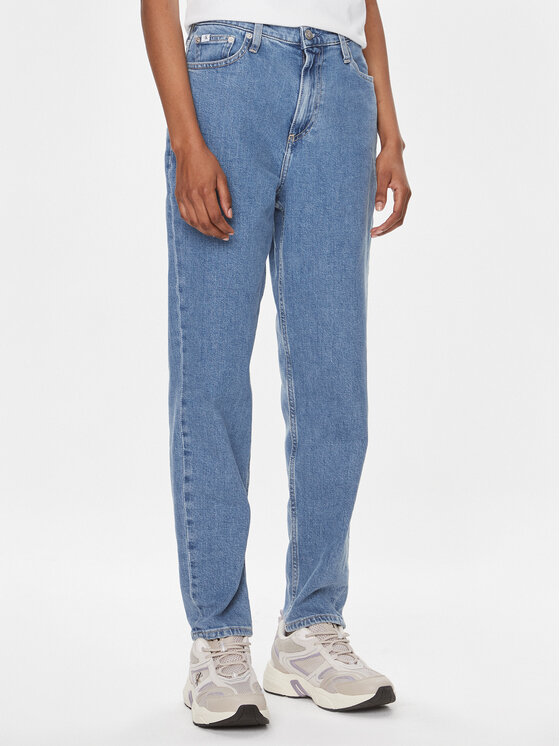 Calvin Klein Jeans Calvin Klein Jeans Jeansy J20J221588 Modrá Mom Fit