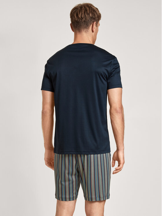 Calida Calida Pyžamo 42089 Tmavomodrá Comfortable Fit