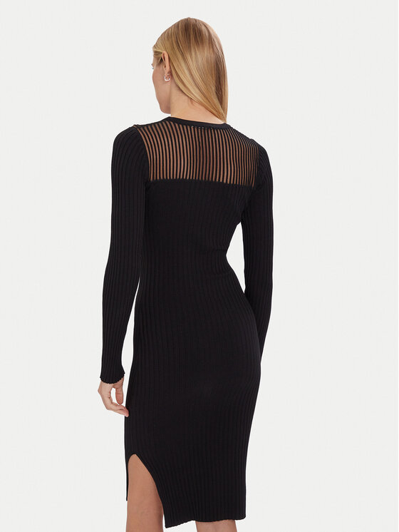 Morgan Morgan Trikotažinė suknelė 252-RMAN Juoda Slim Fit