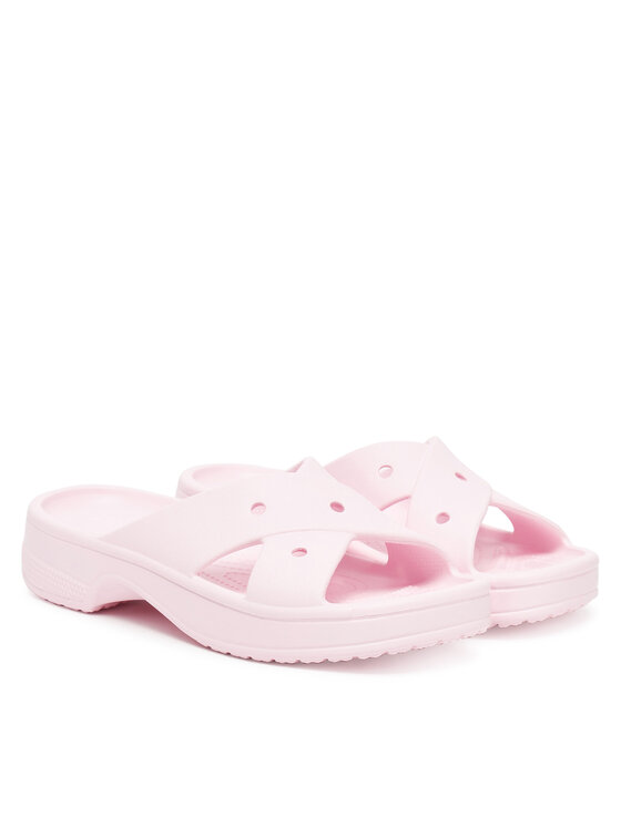 Crocs Crocs Şlapi Cross Strap 210840 Roz