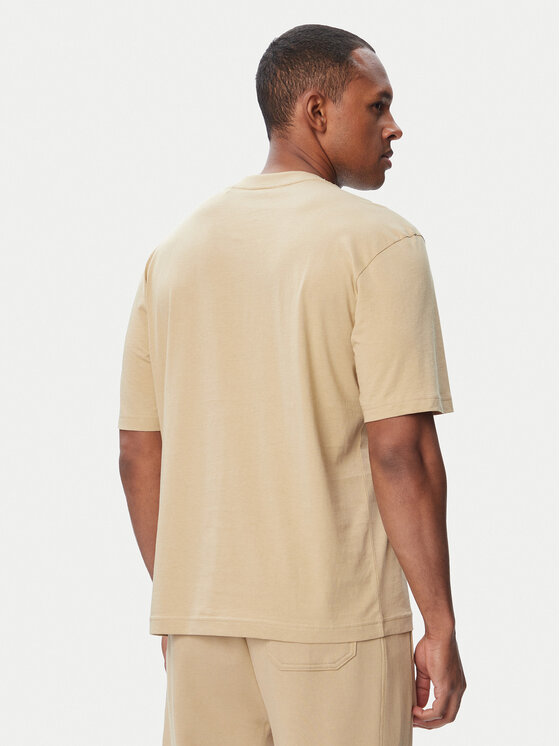 HUGO HUGO T-shirt Nadero 50566032 Beige Regular Fit