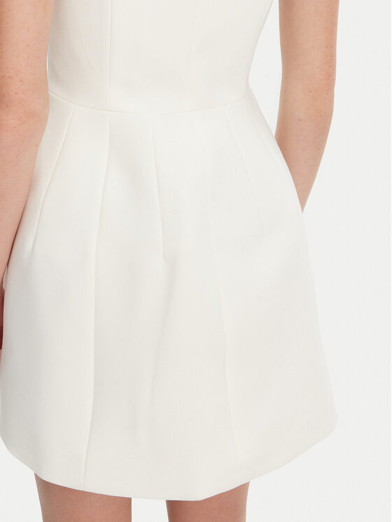 BARDOT BARDOT Sukienka koktajlowa 59724DB Écru Regular Fit