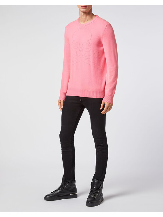 PHILIPP PLEIN PHILIPP PLEIN Longsleeve 2023 Rosa Regular Fit