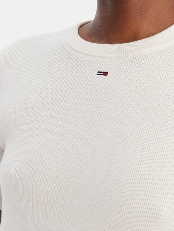 Tommy Jeans Tommy Jeans Светр Essential DW0DW19336 Écru Regular Fit