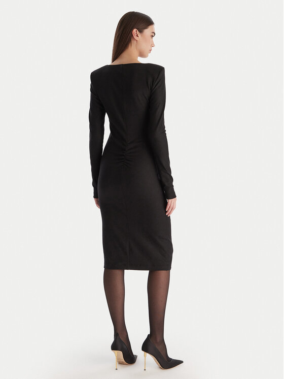 PINKO PINKO Trikotāžas kleita Almundenta Abito 106126 A2ZU Melns Regular Fit