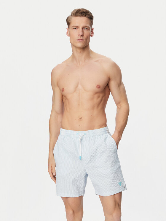 Guess Guess Σορτς κολύμβησης F6GT11 WN342 Ανοιχτό μπλε Regular Fit