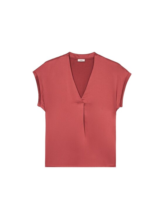 Oltre Oltre T-shirt G268J104217N029 Rosa Regular Fit