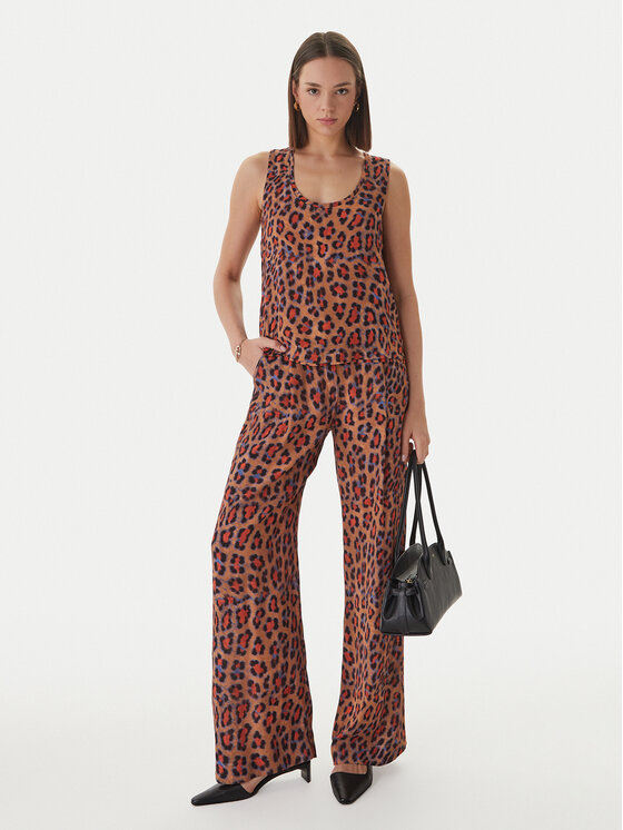 LOLA CASADEMUNT LOLA CASADEMUNT Palazzo püksid MS2614002 Pruun Wide Leg