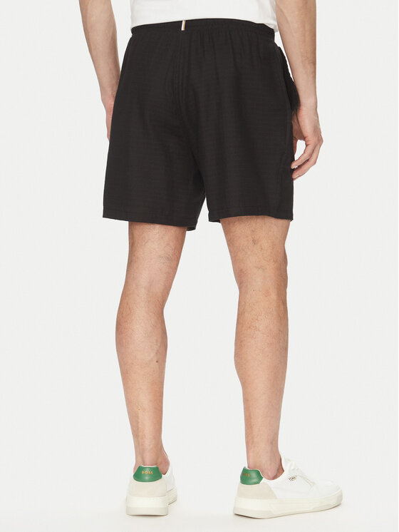 BOSS BOSS Szorty materiałowe 50540134 Czarny Regular Fit
