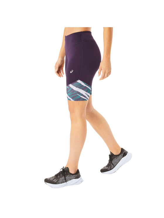 Asics Asics Szorty sportowe ASICS Wild Camo Sprinter Short Fioletowy Slim Fit