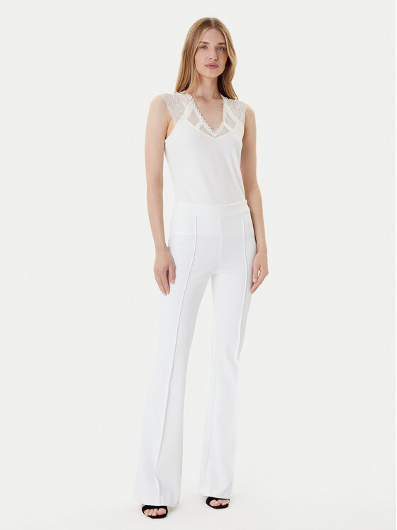 Morgan Morgan Bluse 252-DEMYL Weiß Regular Fit