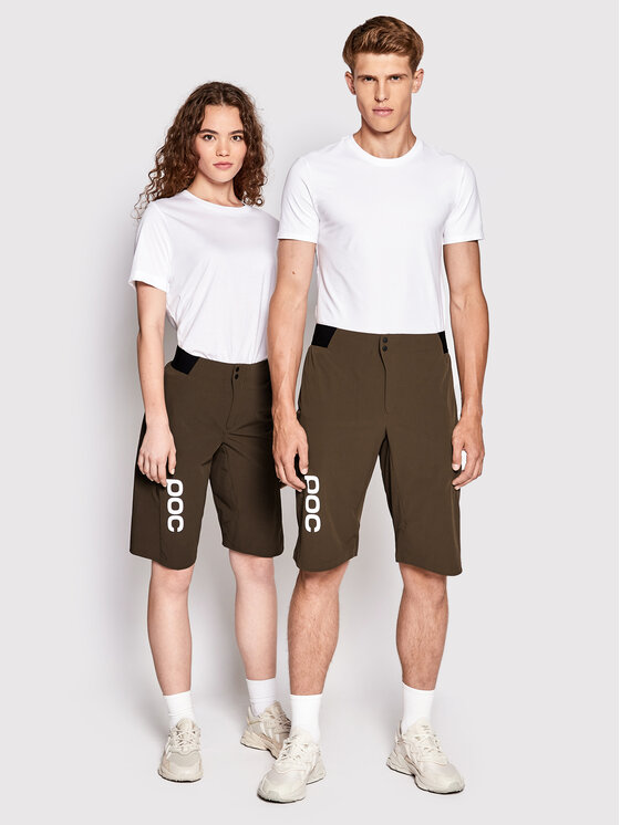 POC POC Dviratininko šortai Unisex 52852 Ruda Regular Fit
