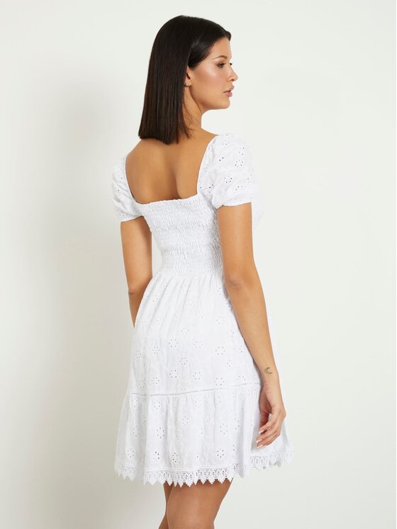 Guess Guess Vestito da giorno 162405 Bianco Classic Fit