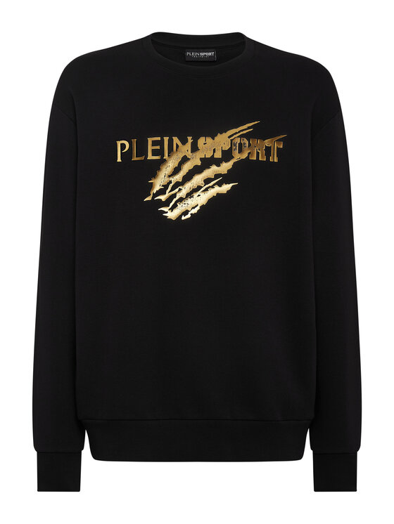 Plein Sport Plein Sport Longsleeve 13243 Czarny Regular Fit