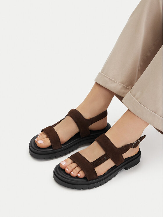 Lasocki Lasocki Sandały CEO-WI34-3310-18650 Brązowy ciemny