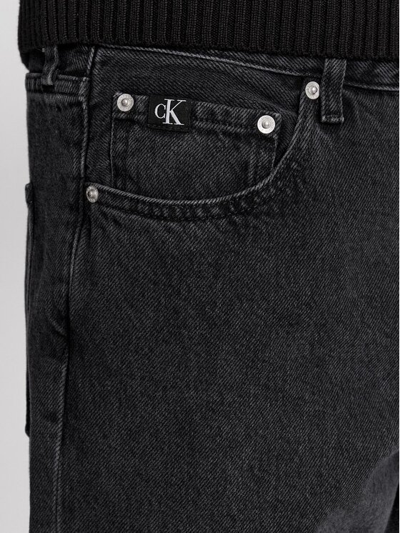 Calvin Klein Jeans Calvin Klein Jeans Jeans hlače Dad J30J324297 Črna Straight Fit