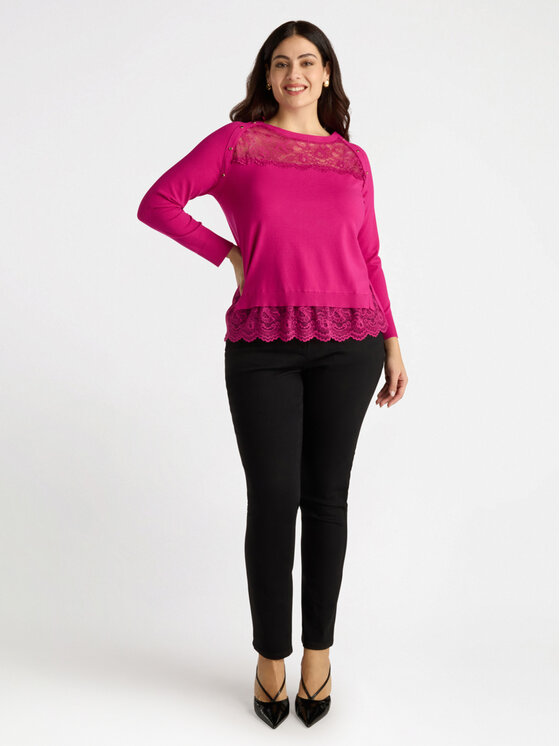 Fiorella Rubino Fiorella Rubino Cardigan M239L007846N019 Rosa Regular Fit