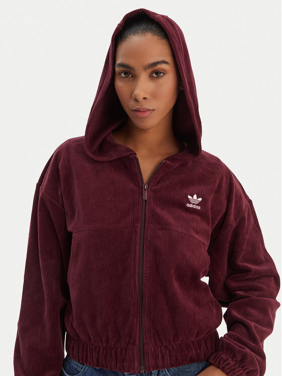 adidas adidas Džemperis ar kapuci Essentials Chenile KE1119 Bordo Loose Fit