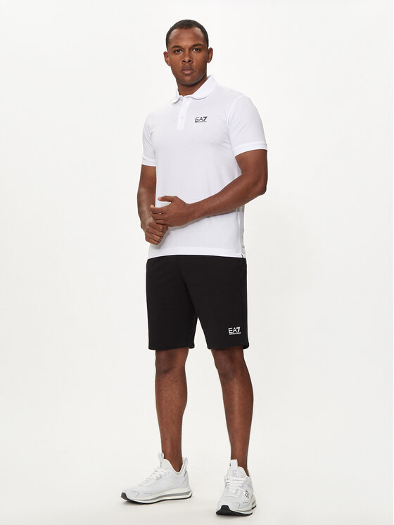 EA7 Emporio Armani EA7 Emporio Armani Pantaloni scurți sport 8NPS65 PJVRZ 1200 Negru Regular Fit