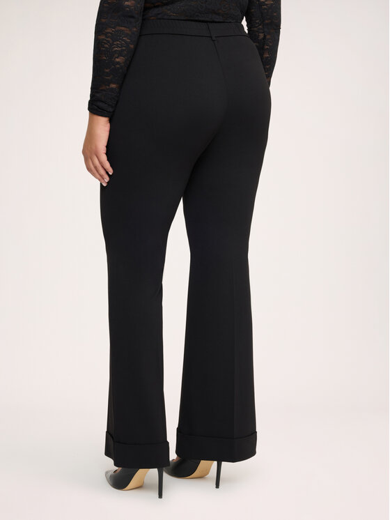 Fiorella Rubino Fiorella Rubino Pantaloni di tessuto P053L002439N033 Nero Flare Fit
