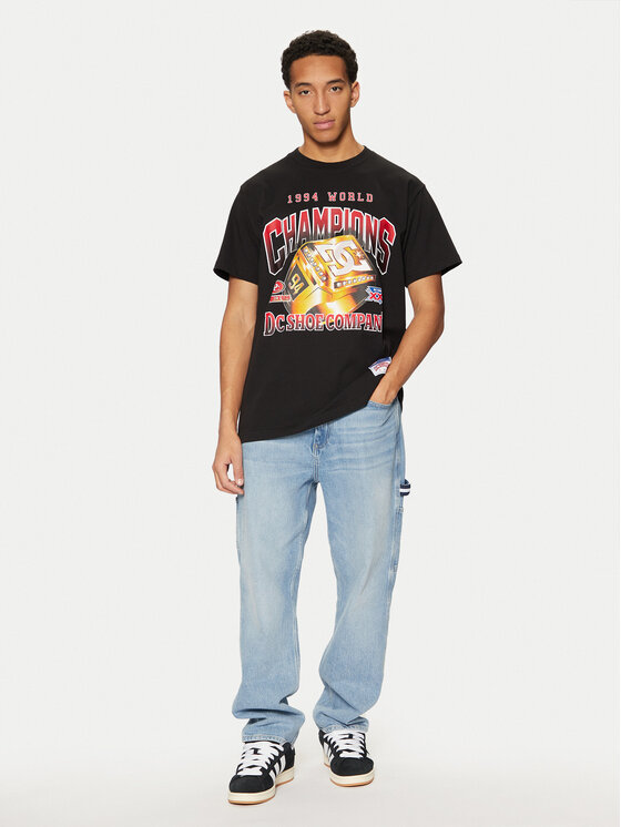 DC Shoes DC Shoes T-Shirt Champion Ring ADYZT05430 Czarny Standard Fit