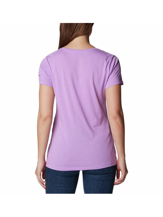 Columbia Columbia T-Shirt 193459 Fioletowy Regular Fit