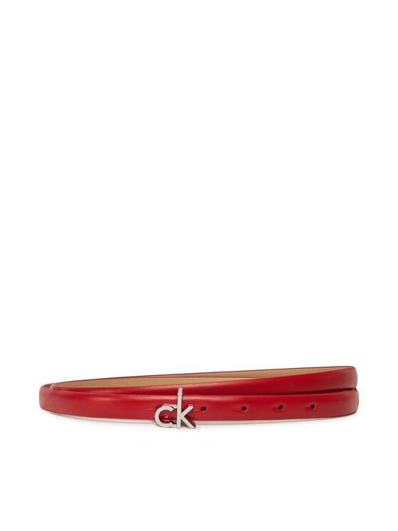 Curea de Damă Calvin Klein Ck Buckle Skinny Belt 1.5 K60K612932 Roșu