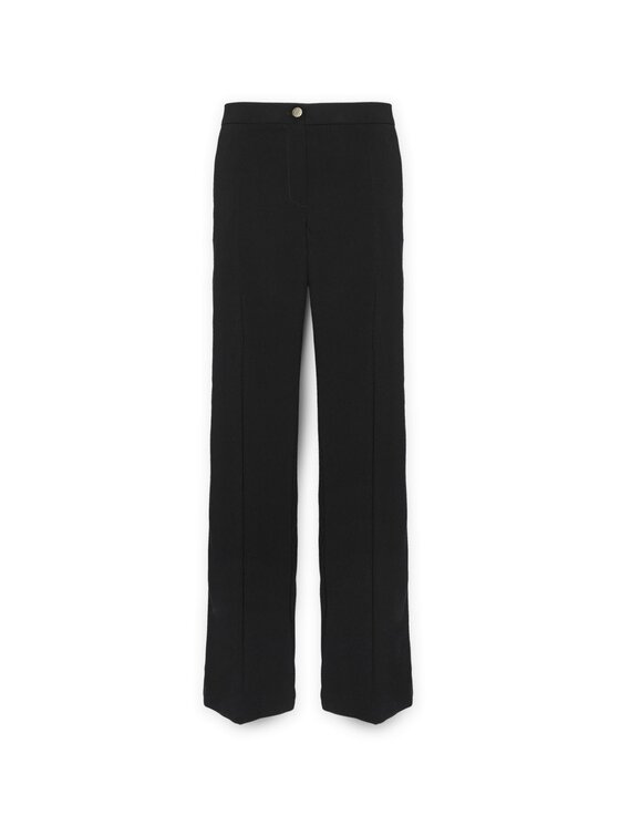 Elena Mirò Elena Mirò Spodnie materiałowe P163P000359N050 Czarny Regular Fit