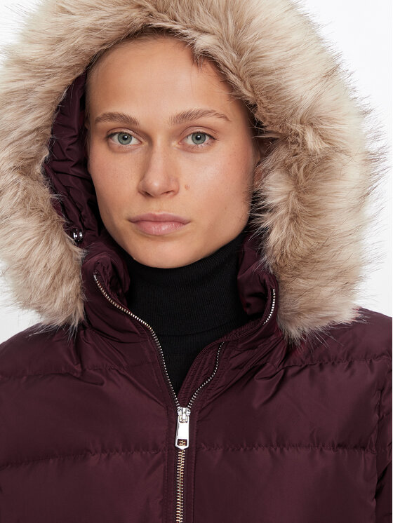 Tommy Hilfiger Tommy Hilfiger Pehelykabát WW0WW43600 Lila Regular Fit