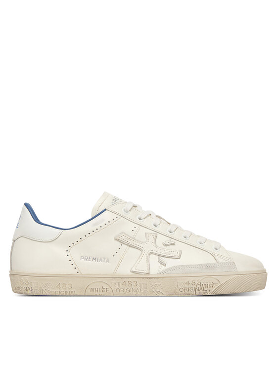 Premiata Sneakersy Steven Var 6652 Biały