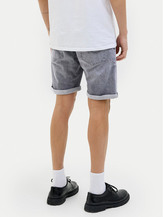 Jack & Jones Jack & Jones Pantaloni scurți de blugi Rick 12269612 Gri Regular Fit