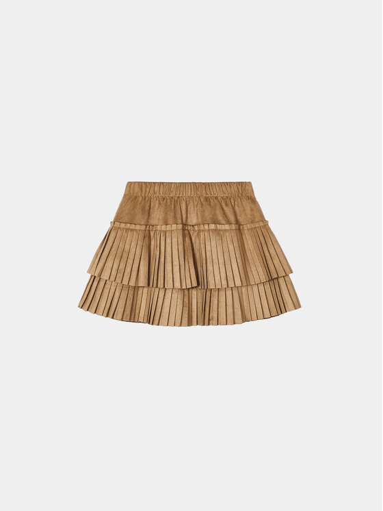 Mayoral Mayoral Gonna plissettata 4.903 Marrone Regular Fit