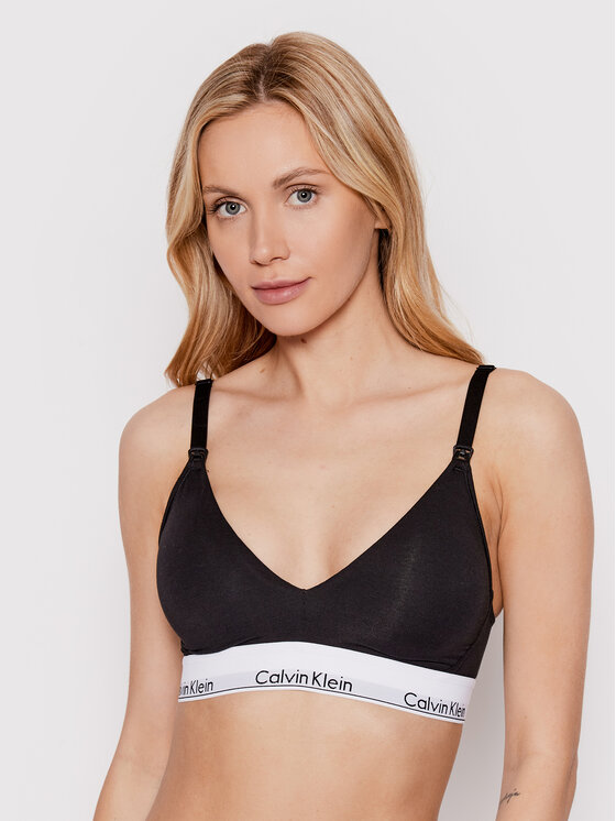 Calvin Klein Underwear Podprsenka na dojčenie 000QF6218E Čierna