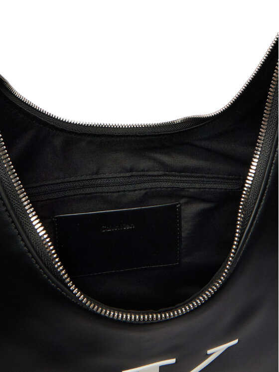 Calvin Klein Calvin Klein Torebka Bold Ck Crescent LV04F3427G Czarny