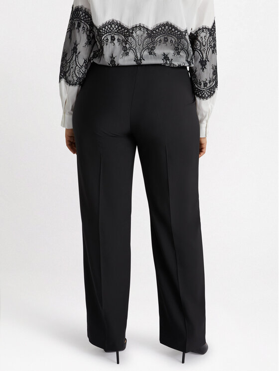 Fiorella Rubino Fiorella Rubino Pantaloni di tessuto P116T004805N033 Nero Regular Fit