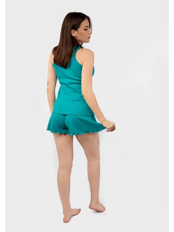 DKaren Sport DKaren Sport Dres DK-K-P1 Turkusowy Classic Fit