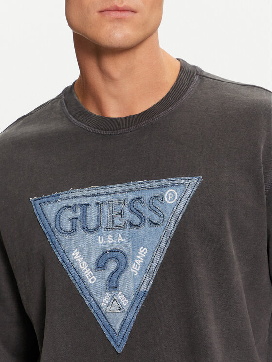 Guess Guess Суитшърт M4BQ17 KCIF1 Сив Regular Fit