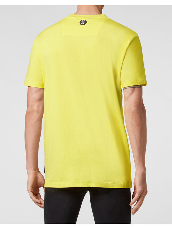 PHILIPP PLEIN PHILIPP PLEIN T-shirt 781 Giallo Regular Fit