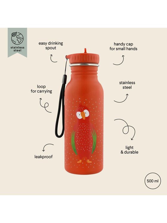 Trixie Baby Trixie Baby Bidon Butelka bidon 500 ml - Papuga Czerwony