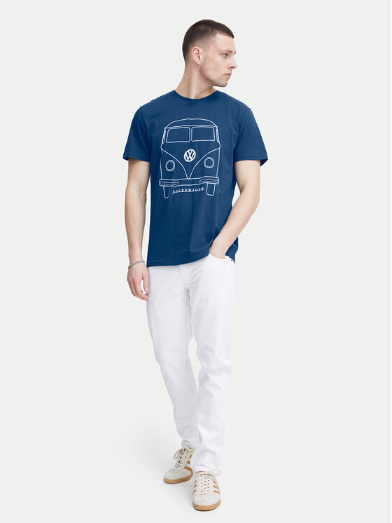 Blend Blend Tričko 20716993 Modrá Regular Fit