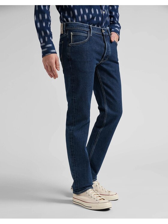 Lee Lee Jeans DAREN BUTTON FLY Blu Straight Fit