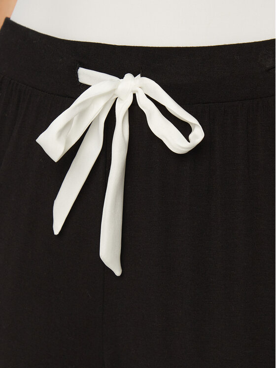 Hunkemöller Hunkemöller Pyjamahose Essential 201759 Schwarz Regular Fit