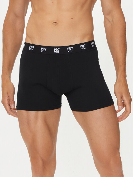 Cristiano Ronaldo CR7 Cristiano Ronaldo CR7 Σετ μποξεράκια 3 τμχ Basic Trunk 3-Pack 8100-49-900 Μαύρο