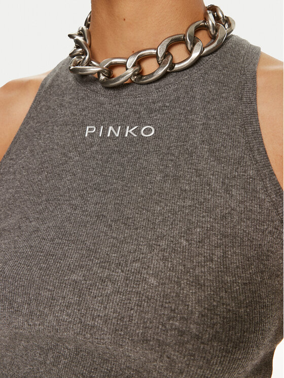 PINKO Pinko Top Distinto 100822 A22X Szary Regular Fit