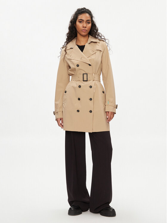 Save The Duck Save The Duck Trench D43090W GRIN18 Bej Regular Fit
