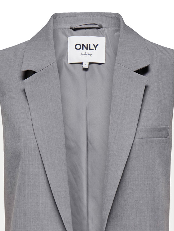 ONLY ONLY Mellény Marine 15338353 Szürke Straight Fit