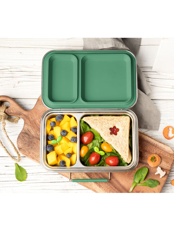 Lekkabox Lekkabox Lunchbox DUO Zielony