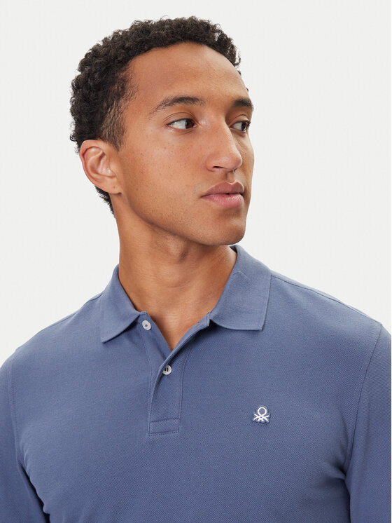 United Colors Of Benetton United Colors Of Benetton Pólóing 3089J3204 Sötétkék Regular Fit